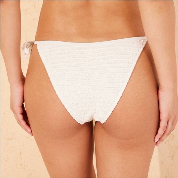 Lace Ruffle Low-Rise Ultra High Leg Extra Cheeky Bikini Bottom - Wild Fable new - Picture 2 of 5